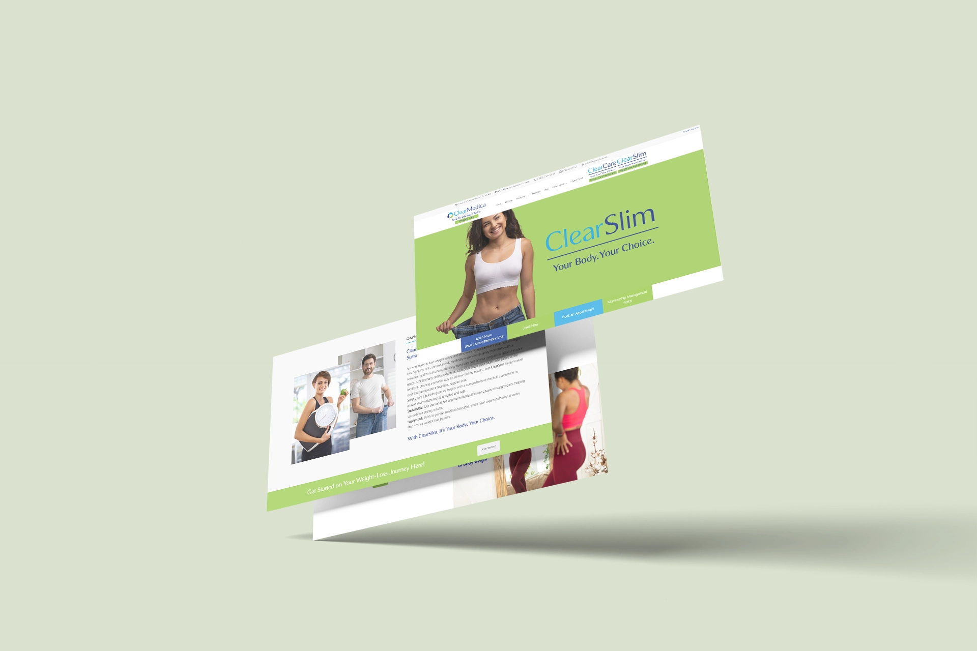 ClearSlim Website Landing Page