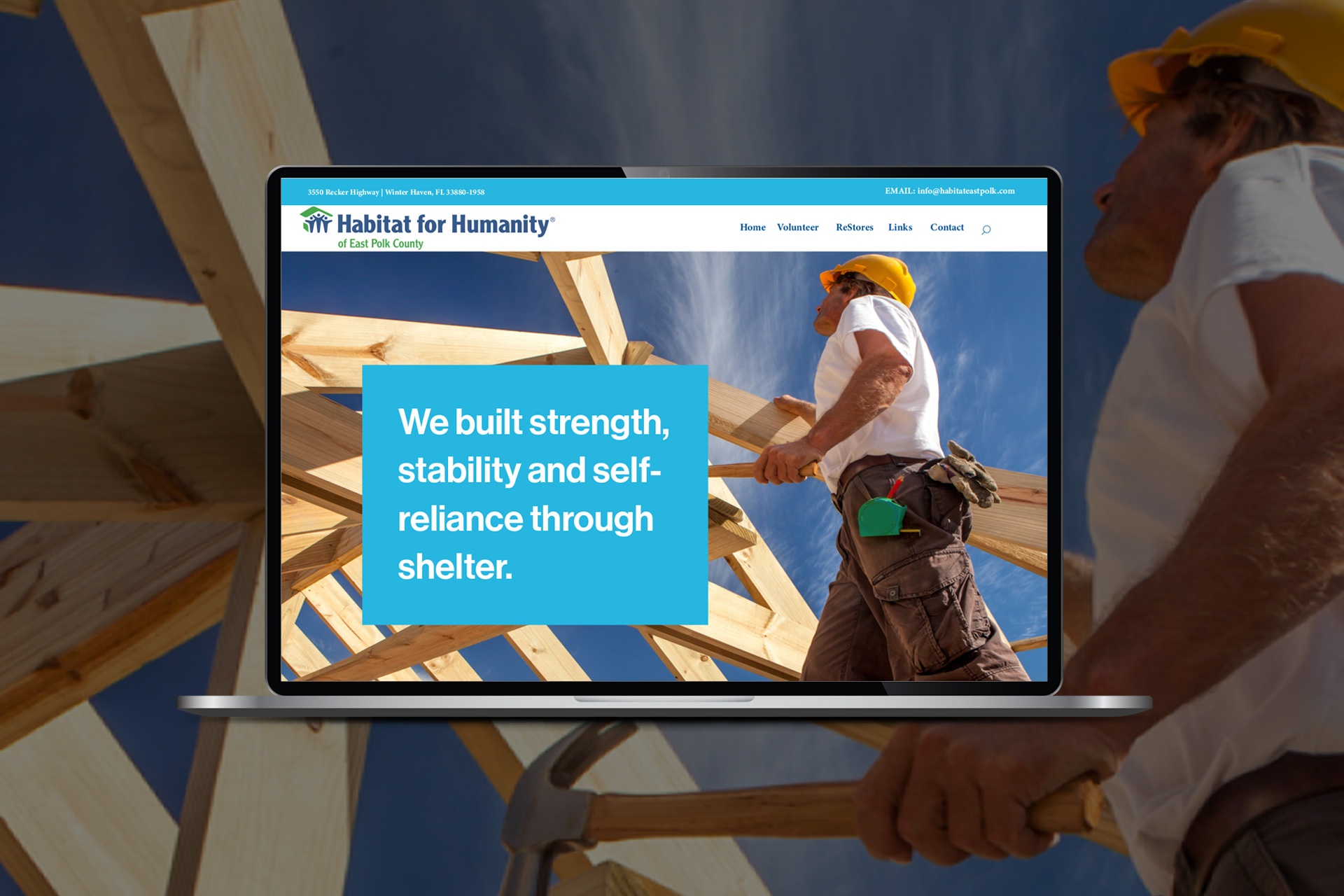 The habitat for humanity website design