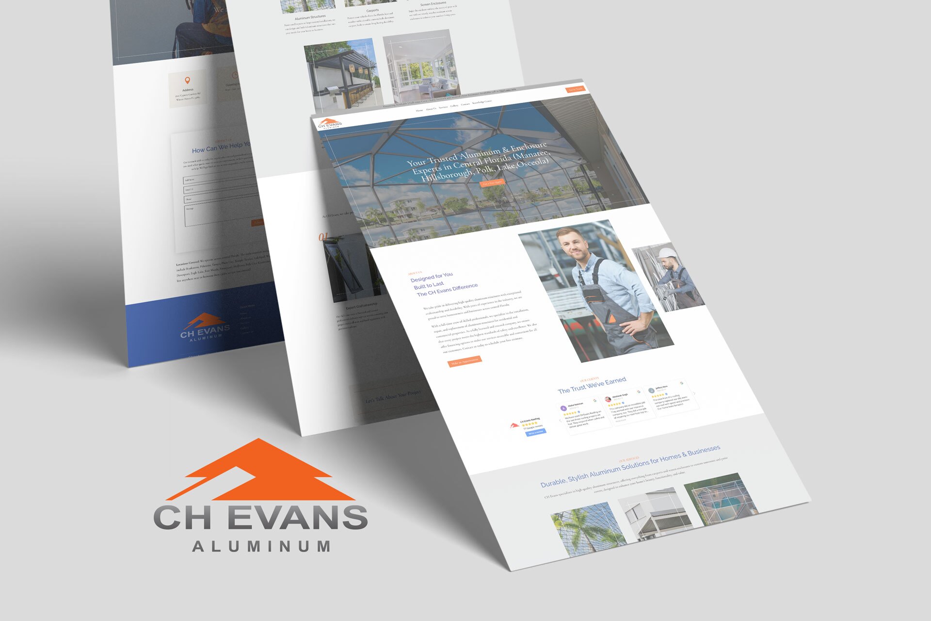 CH Evans Aluminum Website