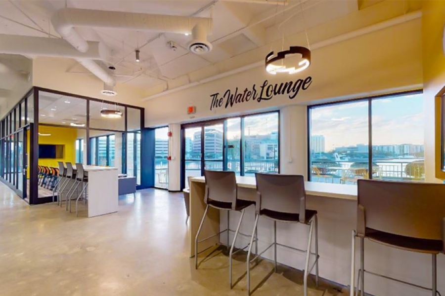 Office space overlooking Tampa Bay where Great Impressions is located