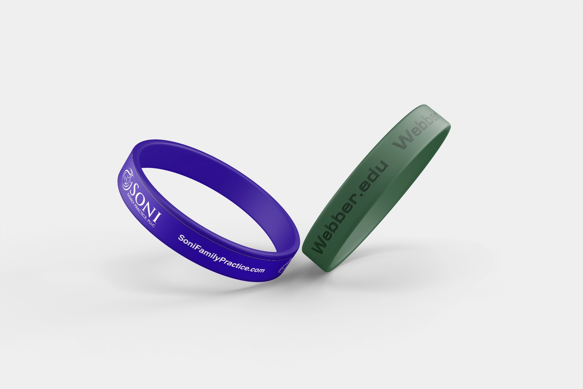 Silicone Wristband Produced by Great impressions